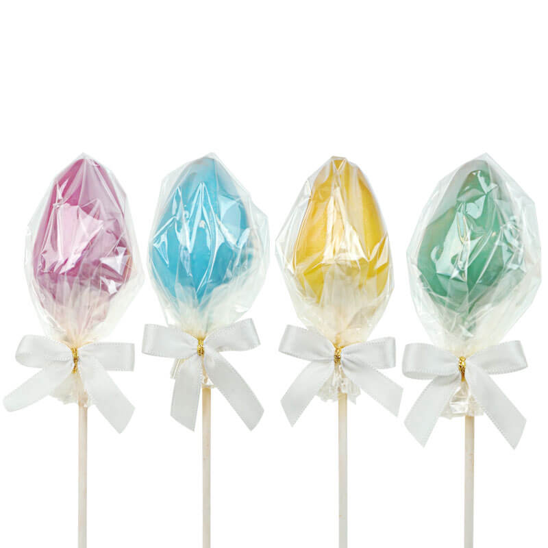 Wielkanocne Cake-Pops z kolorową czekoladą (12 sztuk)