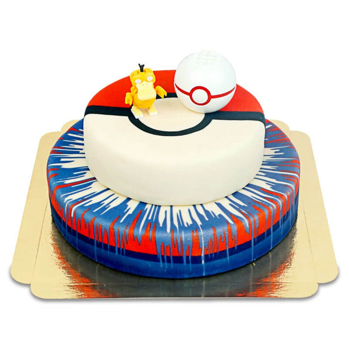 Figurka Pokémon® na dwupoziomowym torcie w kształcie kuli