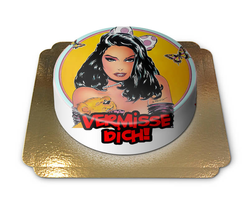 Sexy Vermisse Dich Torte