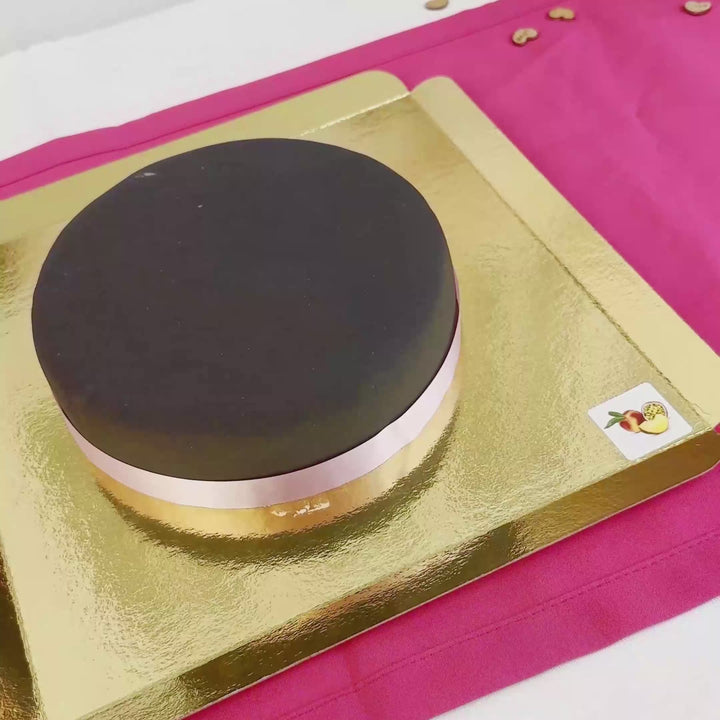 Czarny Tort - ze wstążką