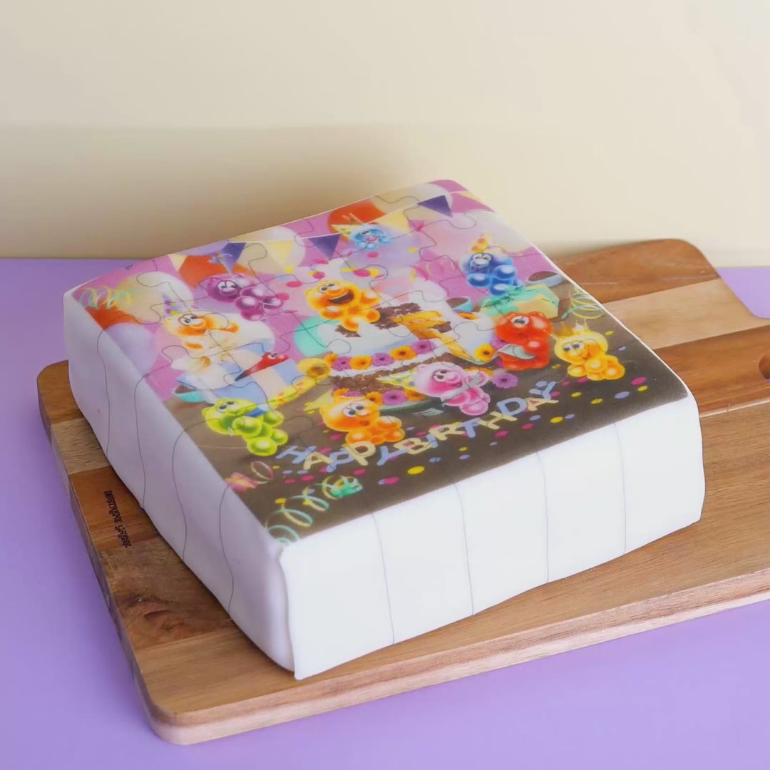 Tort Gelini – Puzzle „Happy Birthday”