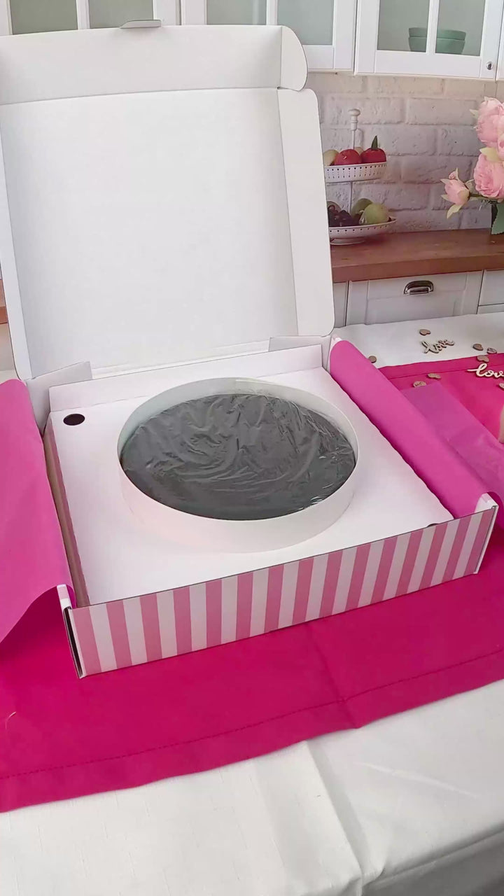 Czarny Tort - ze wstążką