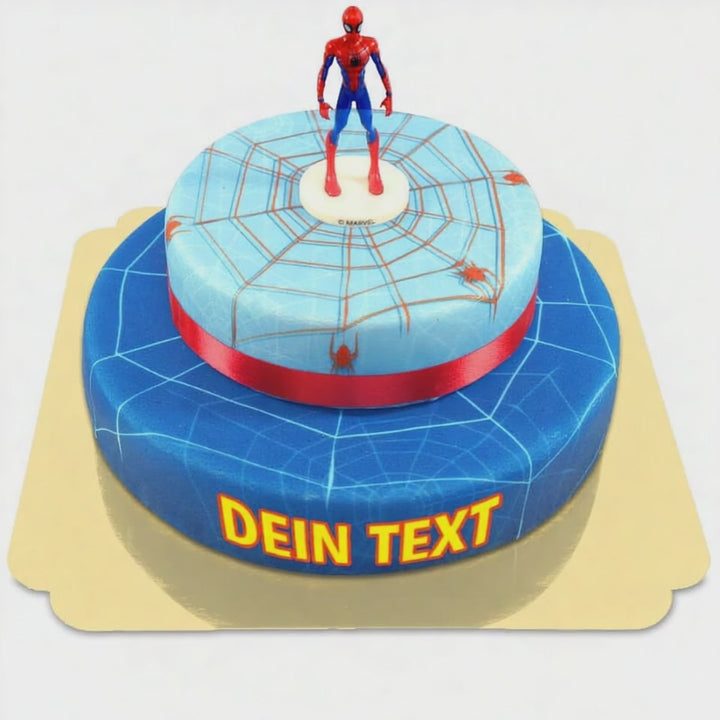 Spiderman® na dwupiętrowym torcie z pajęczaną