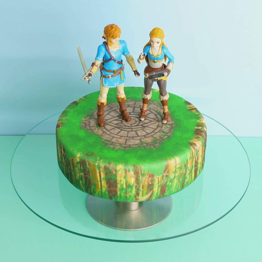 Tort Zelda® i Link® na leśnych ruinach