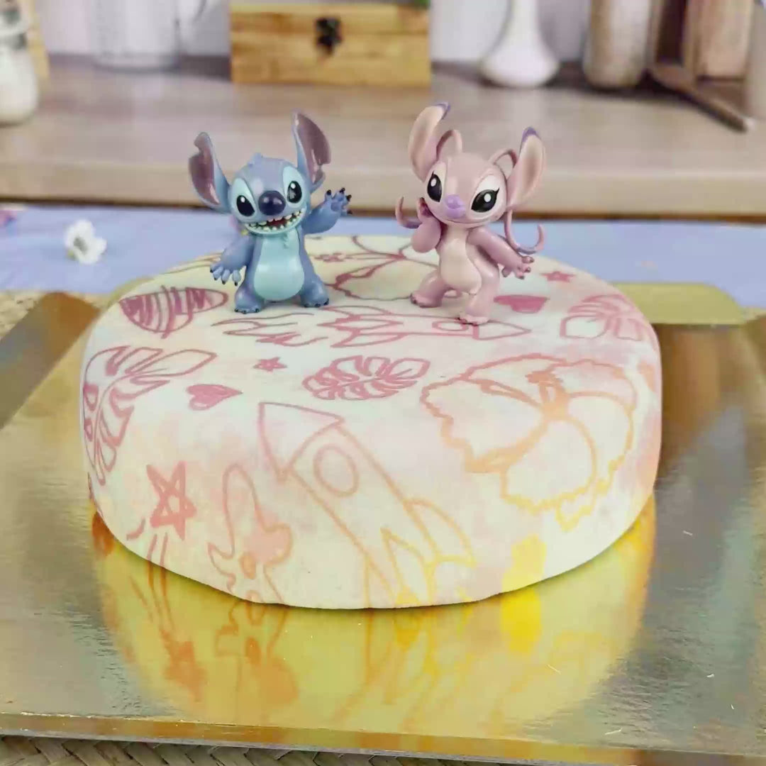 Angel & Stitch® na torcie