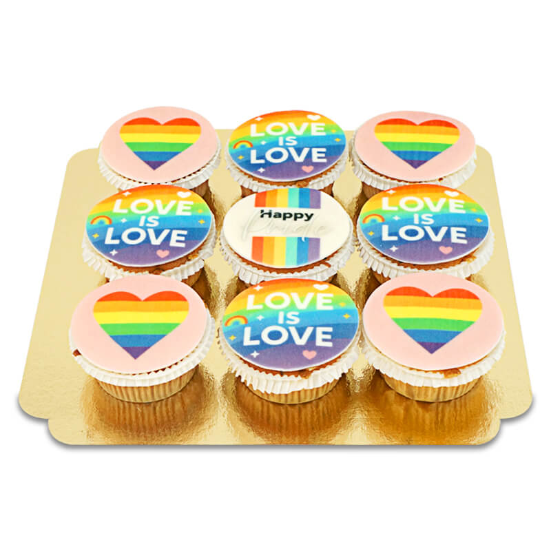 Happy Pride Cupcakes (9 sztuk)