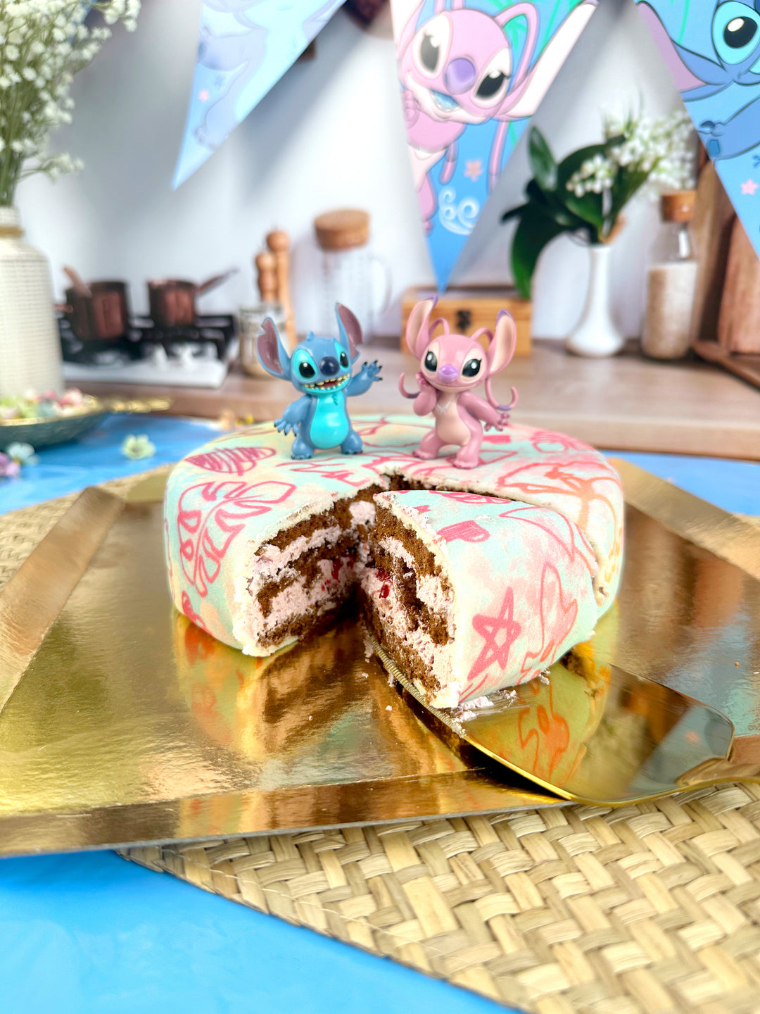 Angel & Stitch® na torcie