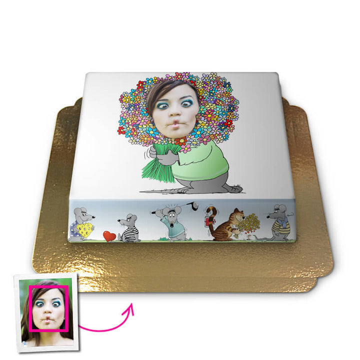 Tort Face-Cake L - 39 x 27 cm