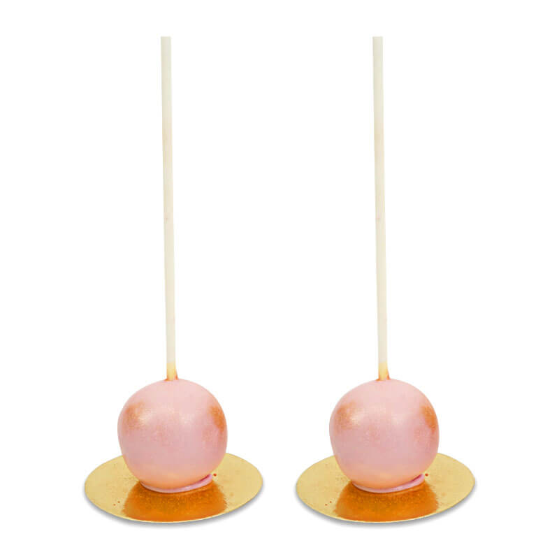 Walentynkowe Cake Pops Deluxe- Różowe (10 sztuk)