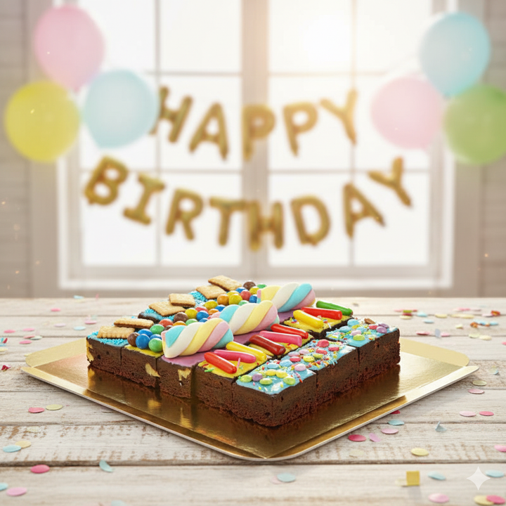 15 Brownie z Kolorowymi Dekoracjami
