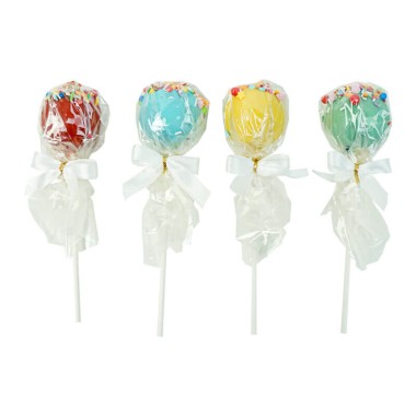 Kolorowe Cake Pops z konfetti (12 sztuk)