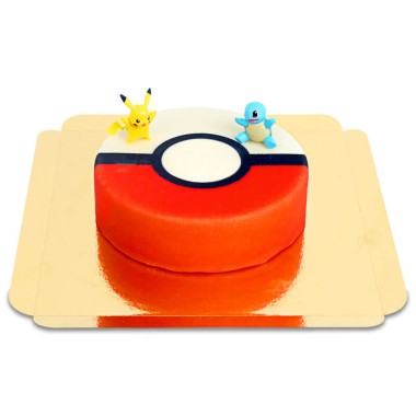 Figurka Pokémon® na torcie w kształcie piłki